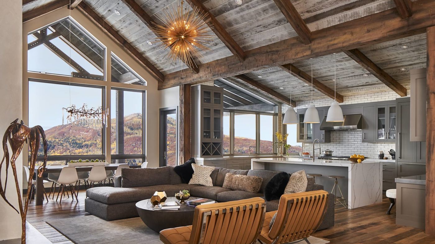 Modern mountain home
