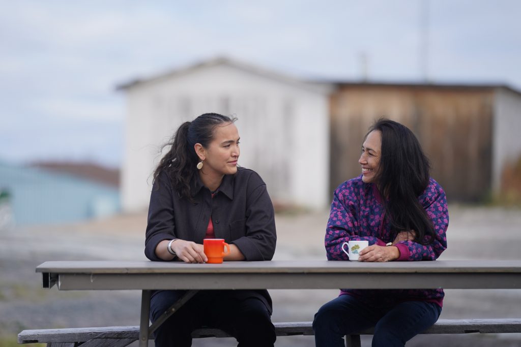 Grace Dove and Irene Bedard