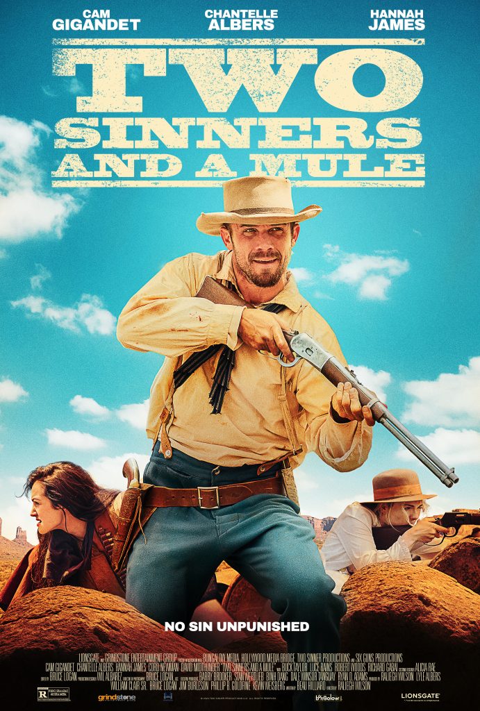 "Two Sinners and a Mule" movie poster