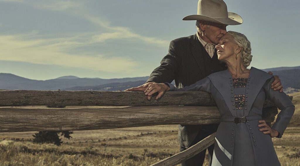 Harrison Ford and Helen Mirren in "1923"