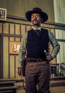 Mason Beals as Teddy Roosevelt in "Elkhorn"
