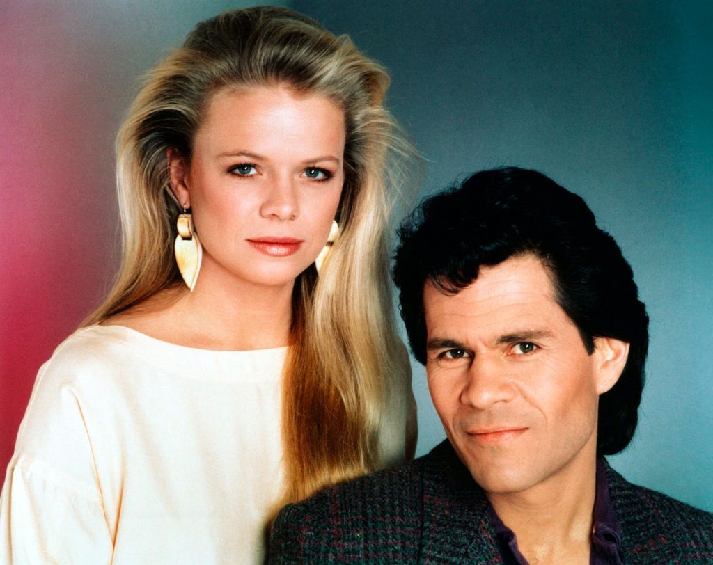 Marcy Walker and A Martinez in "Santa Barbara"
