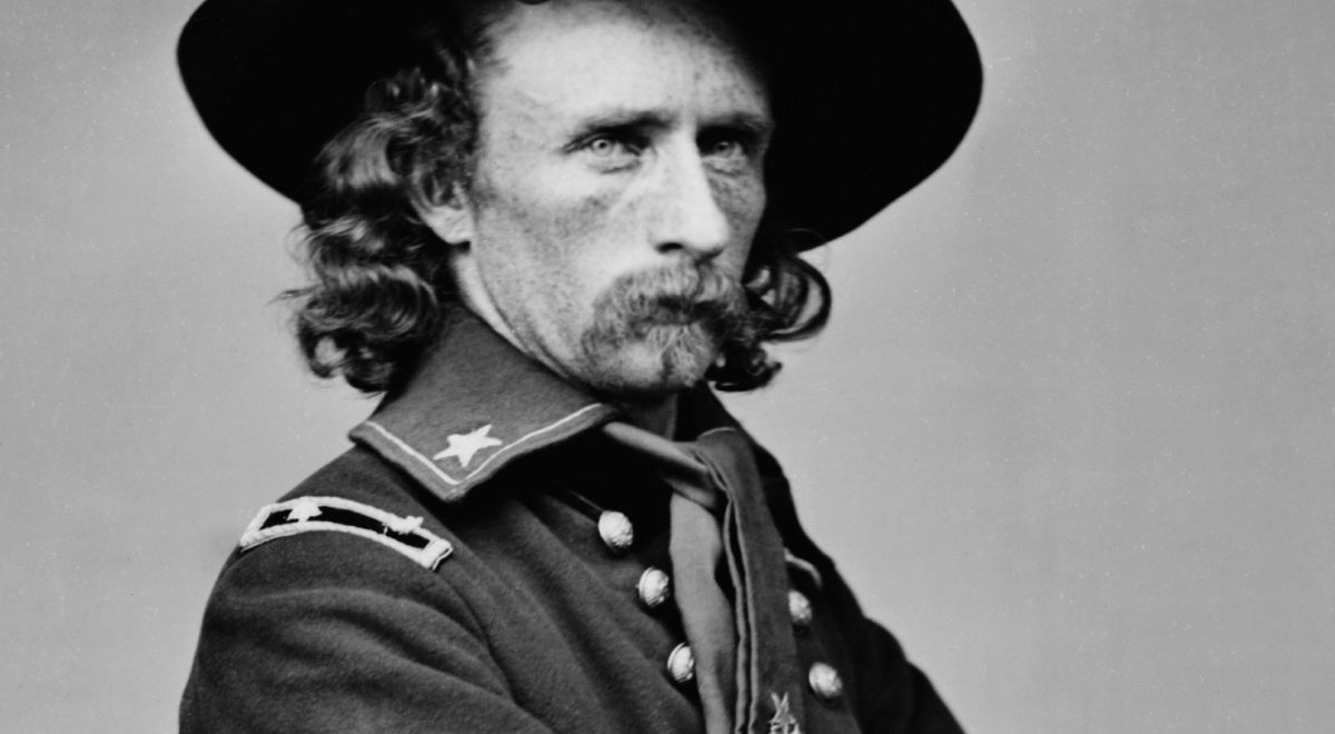 Lt. Col. George Custer, photographed by Mathew Brady