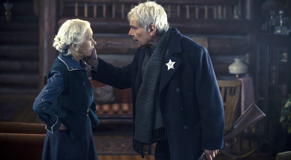 Helen Mirren and Harrison Ford in "1923"