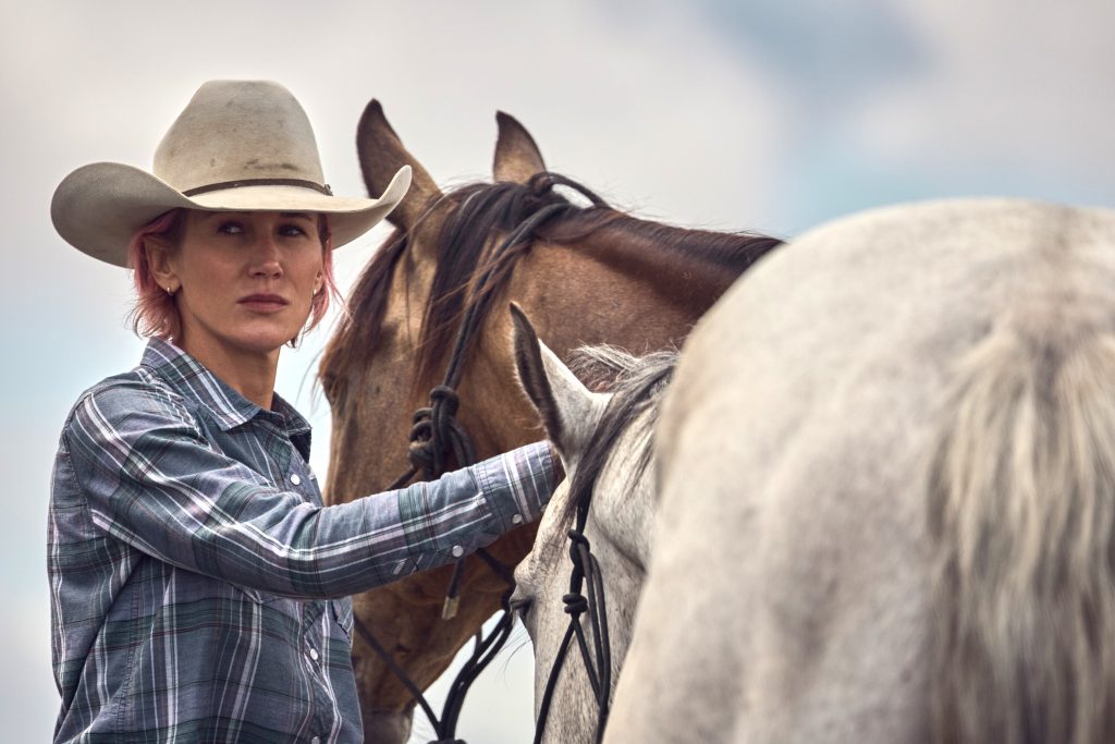 Jen Landon as Teeter on "Yellowstone"