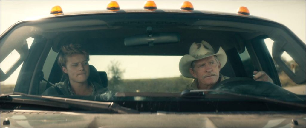 Rudy Pankow and Thomas Haden Church in "Accidental Texan"