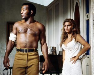 Jim Brown and Raquel Welch in "100 Rifles"