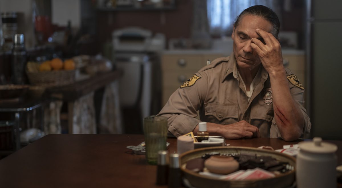 Zahn McClarnon in "Dark Winds"