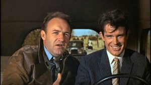 Gene Hackman and Warren Beatty in "Bonnie and Clyde"