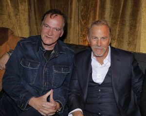 Quentin Tarantino and Kevin Costner attend the US premiere of "Horizon: An American Saga - Chapter 2" after party at the 40th Santa Barbara International Film Festival on February 07, 2025.