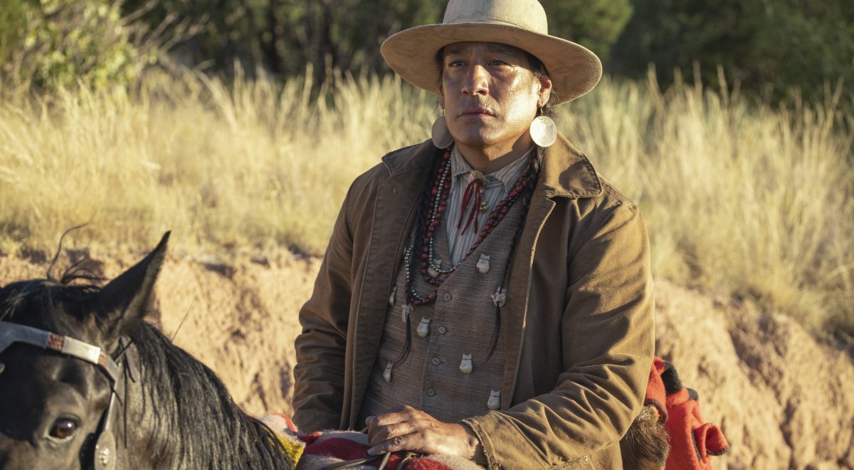 Michael Spears as Runs His Horse in "1923"