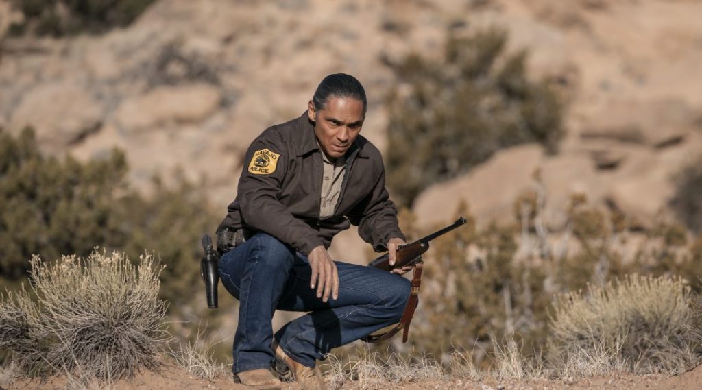 Zahn McClarnon in "Dark Winds"